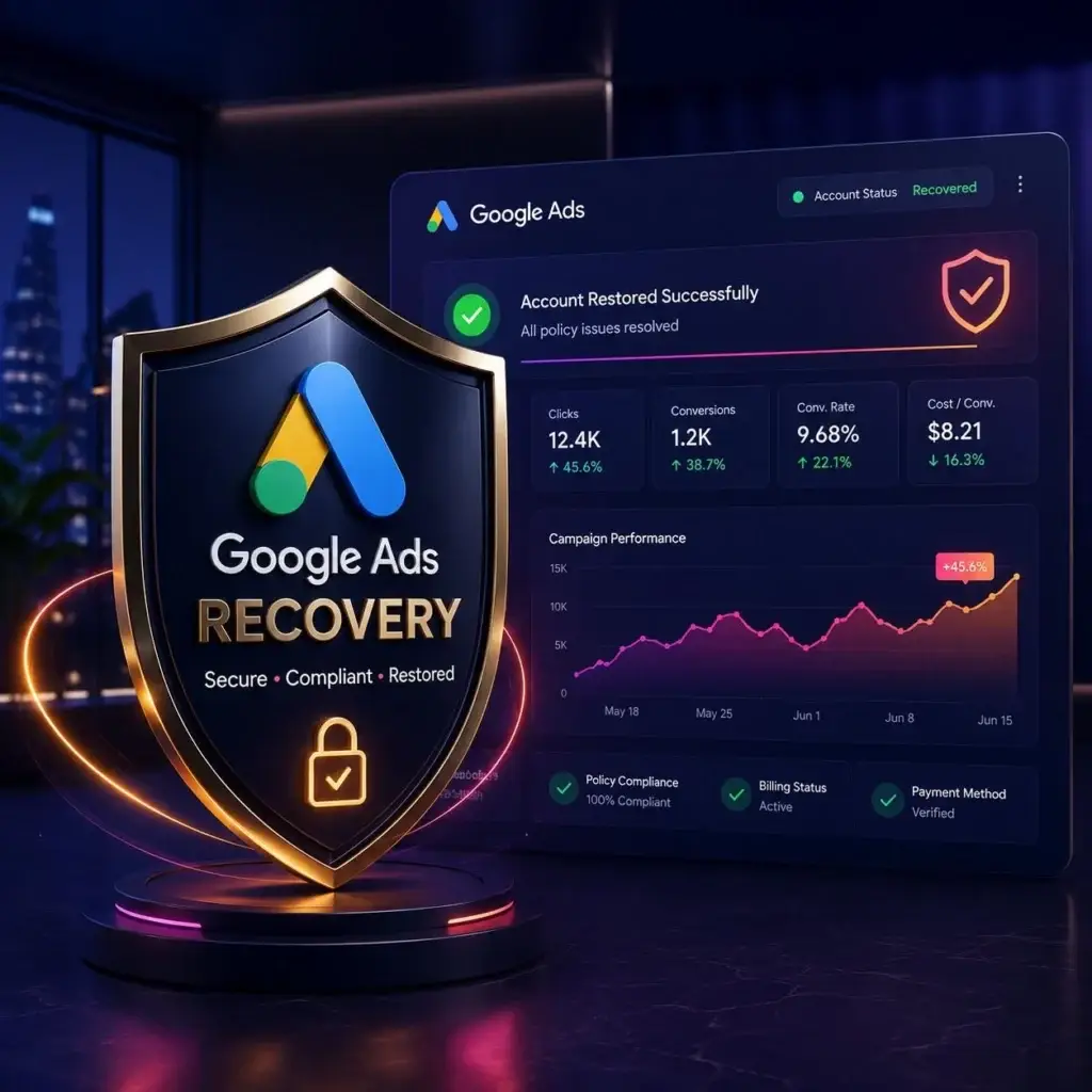 Google Ads Recovery and Compliance Service by SPL Techno Soft